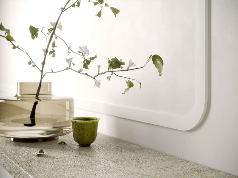 Nowoczesne ramki ścienne Mardom Decor MD011 + MD011-10 – zestaw listwa i narożnik