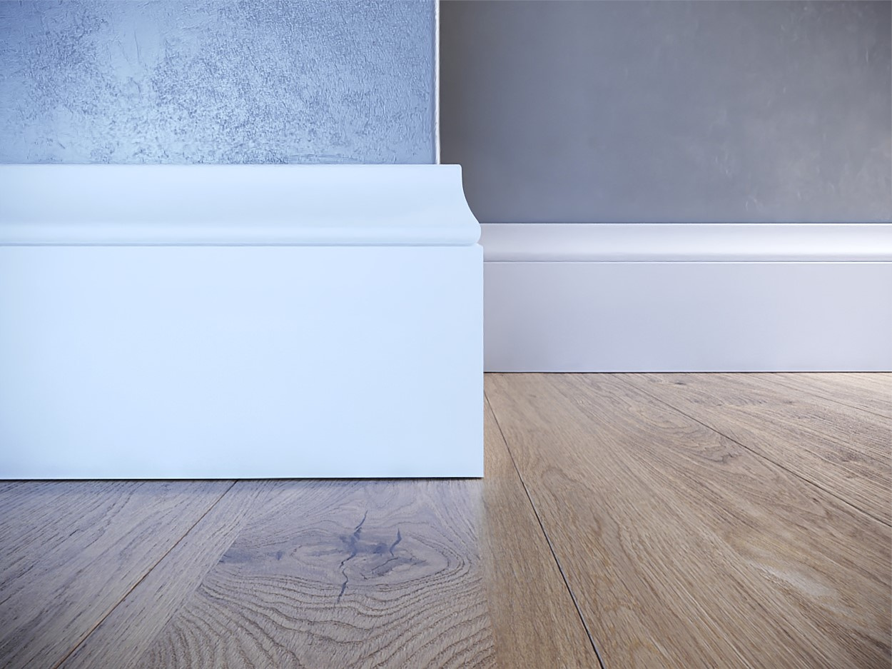 Listwa przypodłogowa lakierowana Topaz 120 (240 cm x 12 cm x 1,6 cm) drewno iglaste