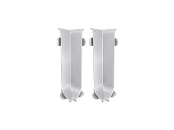 Narożniki wewnętrzne listwy podłogowej Creativa LP100 kolor aluminium 2 szt