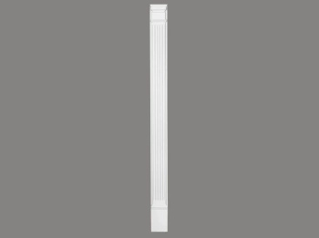 Pilaster D1504 biały wym. 216 x 7 x 16.5 cm, z ProFoam