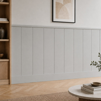 Boazeria ścienna LOFT do malowania - długość 200 cm, wysokość 114,5 cm + Farba szary RAL7047