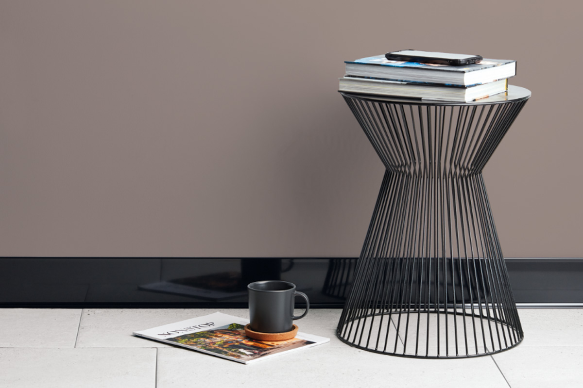 Listwa przypodłogowa aluminiowa czarna RAL9005 cokół Creativa LP59