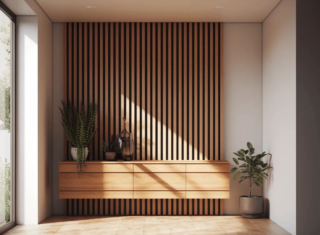 Lamela ścienna Dąb Klasyczny L0306T wym. 200 x 2 x 11.5 cm, z PolyForce, kolor dąb klasyczny