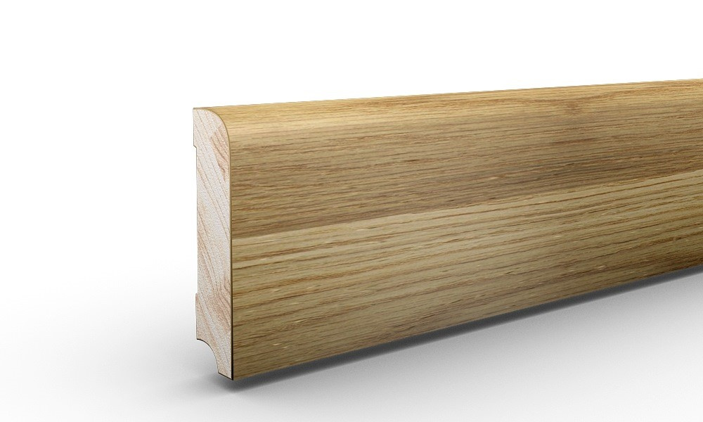 Listwa przypodłogowa fornirowana lakierowana CP70 R10 (240 cm x 7 cm x 1,8 cm) dąb