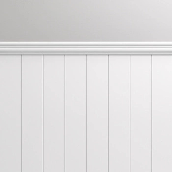 Boazeria angielska MDF lakierowana - zestaw listew na ścianę - długość 225 cm / wysokość 82,6 cm (model Nova)