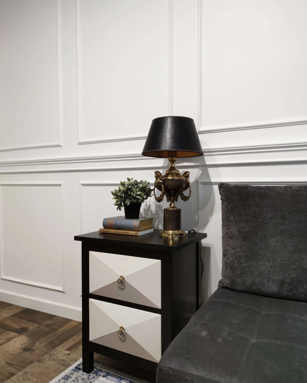 Listwa ścienna MD413 biała wym. 200 x 1.2 x 2.5 cm, z PolyForce