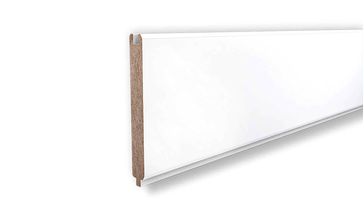 PRÓBKA 20 CM - Listwa pionowa do boazerii angielskiej PURE, lakierowana 12,5 x 1,6 cm