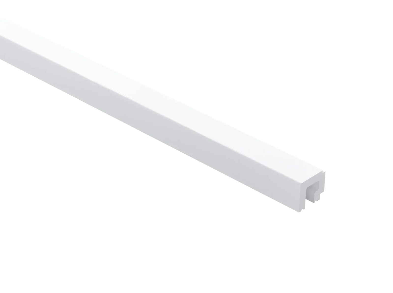 Lewe zakończenie lakierowane panela ściennego Eterno WP004LP wym. 270 x 2.2 x 2,2 cm, z PolyForce