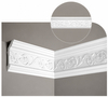 Listwa przysufitowa MDA072 biała wym. 200 x 6.4 x 14.8 cm, z ProFoam