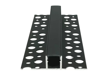 Aluminiowy profil ścienny LED LLP1 do lameli, kolor srebrny, wym. 200 x 1.3 x 5.3 cm, z aluminium.