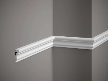 Listwa ścenna biała MD314 wym. 200 x 1.7 x 5.2 cm, z PolyForce