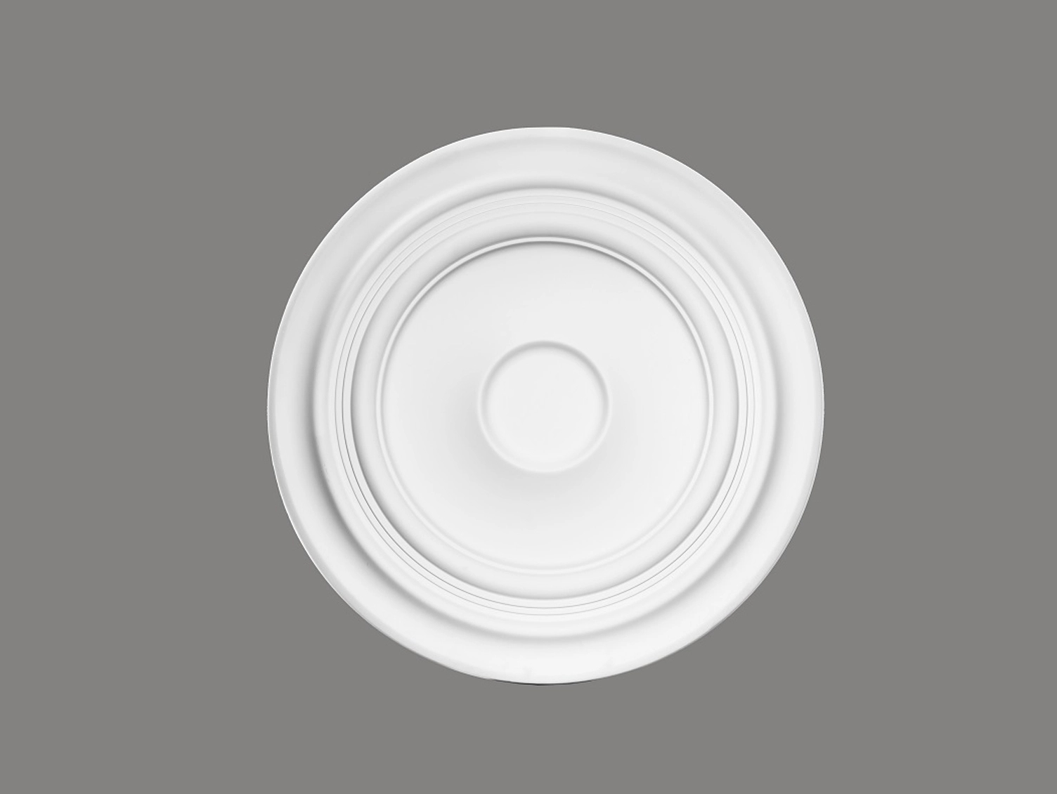 Rozeta sufitowa B3038 biała o wysokości 4 cm, z ProFoam