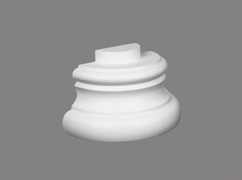 Podstawa półkolumny C5002-4H biała wym. 31 x 15.5 x 16 cm, z ProFoam