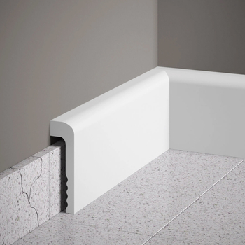 Listwa przypodłogowa maskująca MD005P biała lakierowana wym. 200 x 2.2 x 11 cm