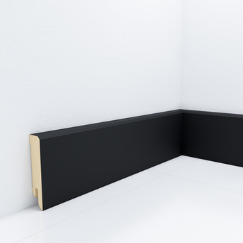 Listwa przypodłogowa MDF Czarna Premium, 60x14 mm, Pedross - ostatnie 14 metrów