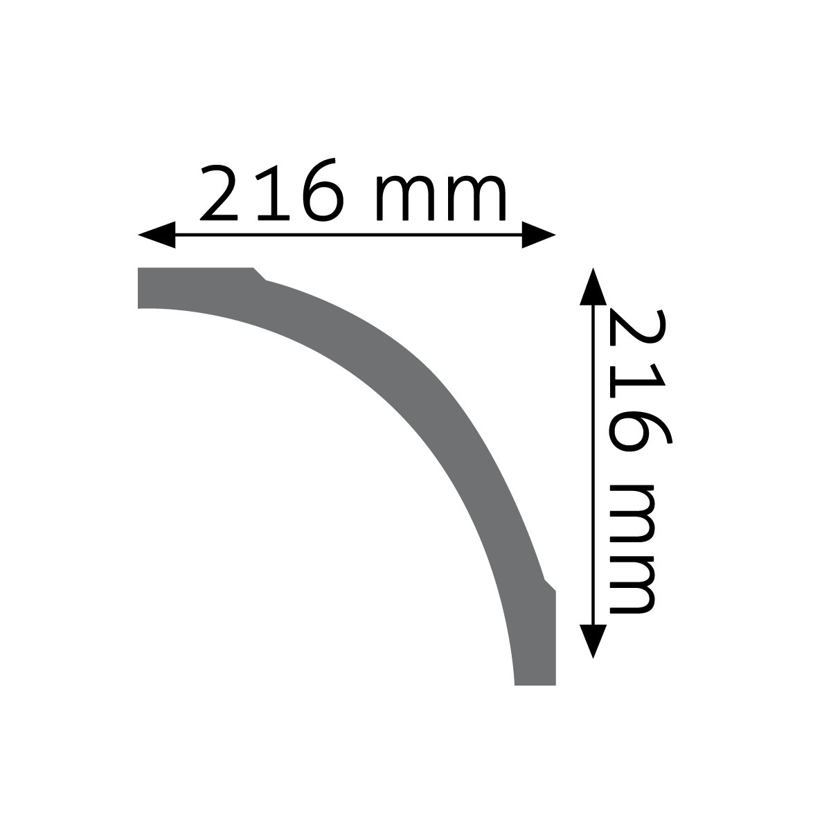 Listwa gzymsowa gładka Creativa LGG-36