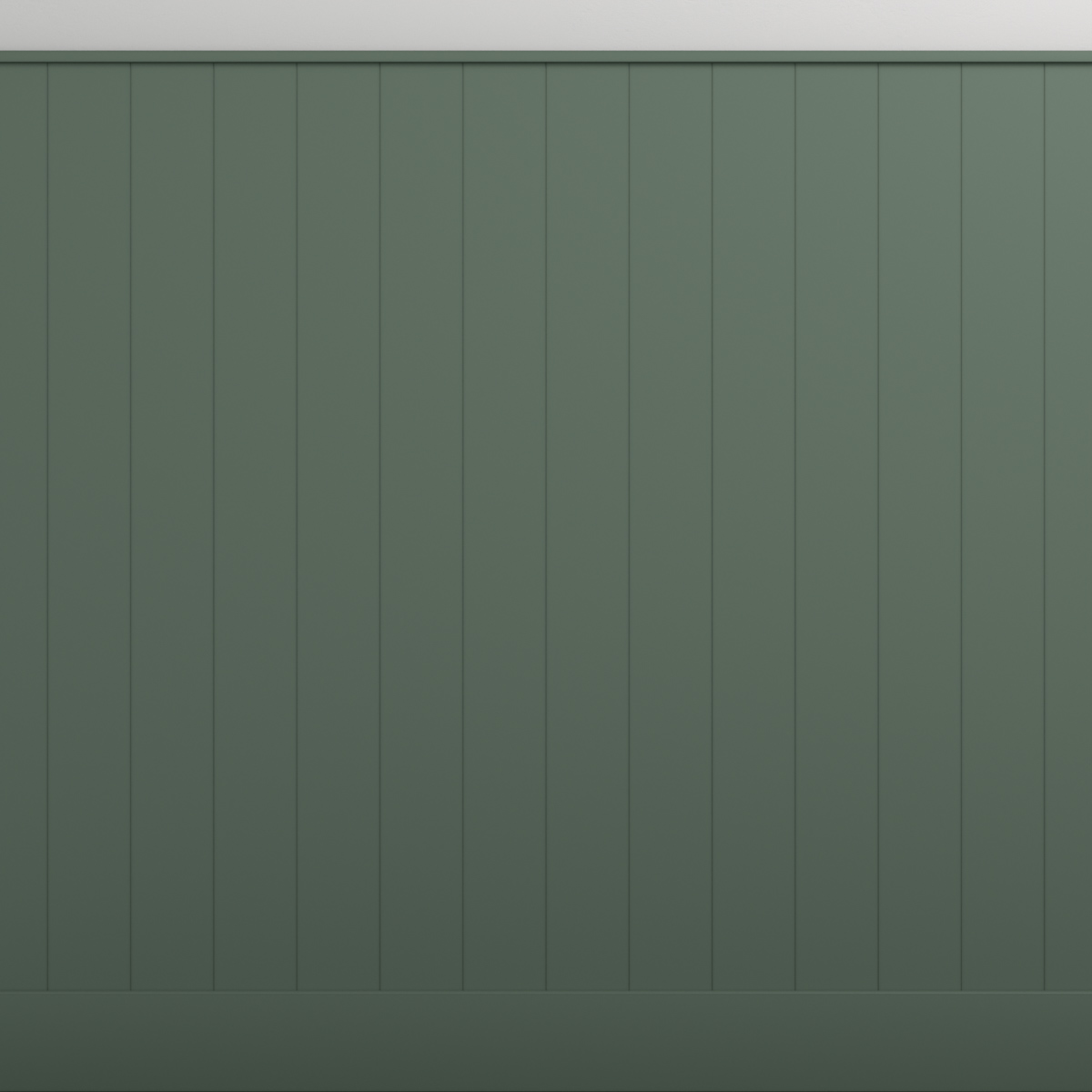 Boazeria ścienna MDF do malowania - długość 200 cm / wysokość 114.5 cm (zestaw Plano XL / Elegant / Duo) + Farba Oliwkowy Grafit