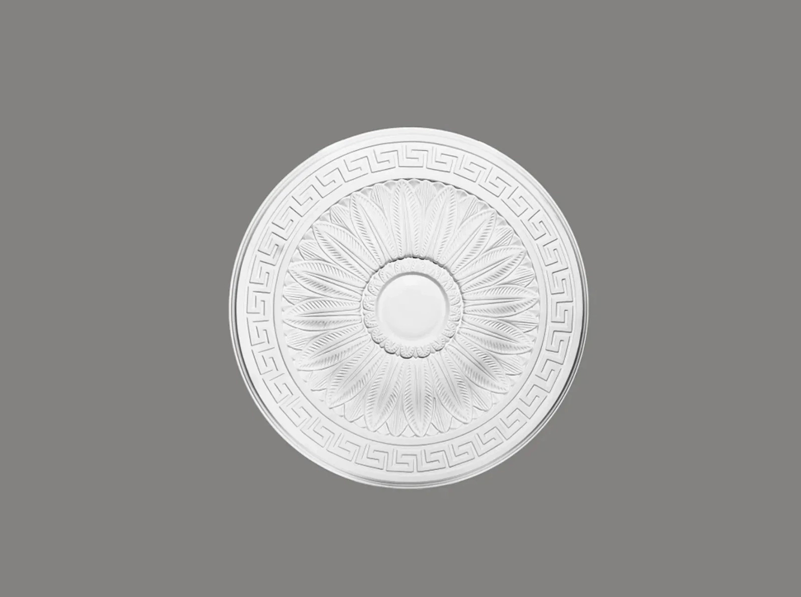 Rozeta sufitowa B3020 biała, wysokość 3.5 cm, z ProFoam