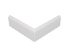 Narożnik zewnętrzny do listwy przypodłogowej lakierowany biały z wodoodporną powłoką OTTO 8cm