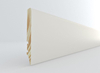 Listwa przypodłogowa drewniana lakierowana PW95 (220 cm x 9,5 cm x 1,6 cm) iglaste białe RAL 9010 półmat