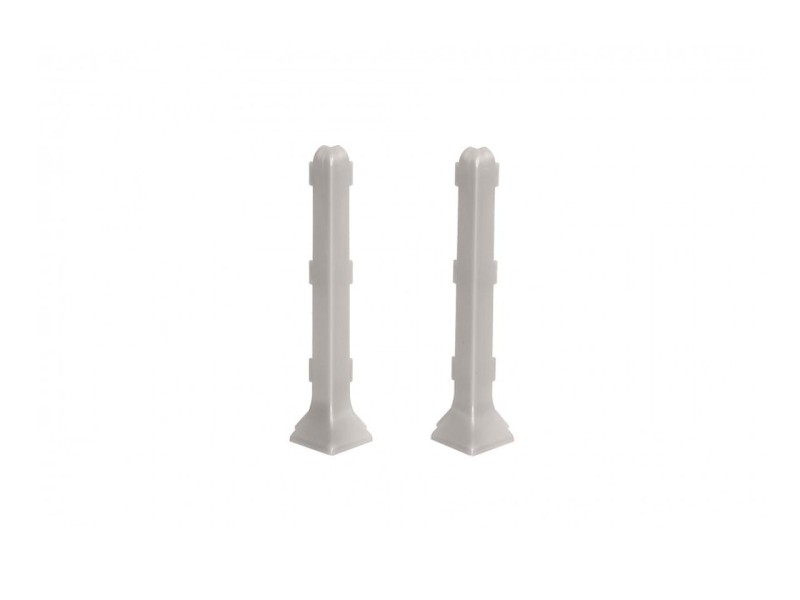 Narożnik zewnętrzny listwy podłogowej Creativa LP80 platyna EC43S - 2 szt