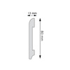 Listwa przypodłogowa, cokół Creativa LPC-11a kolor aluminium 244cm