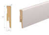PRÓBKA 20 CM - Listwa przypodłogowa MDF TRIO R5, Kaszmir, 8cm