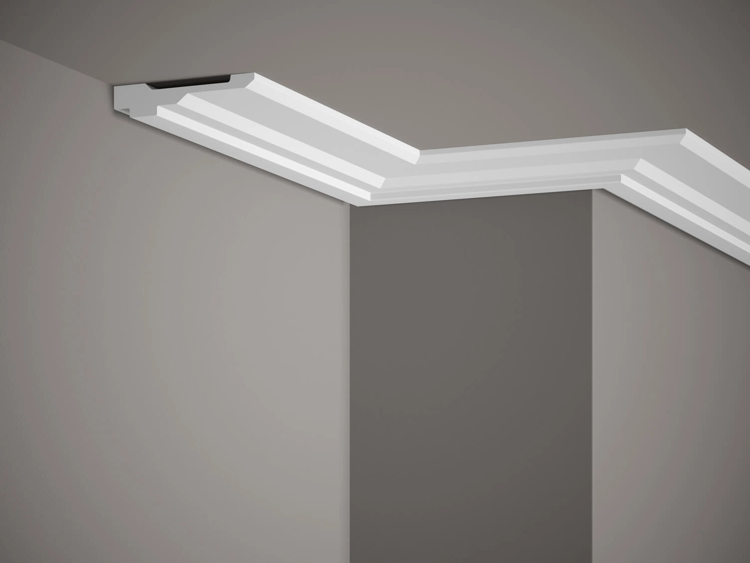 Listwa sufitowa MDB165 biała wym. 200 x 2.1 x 9.8 cm, z ProFoam