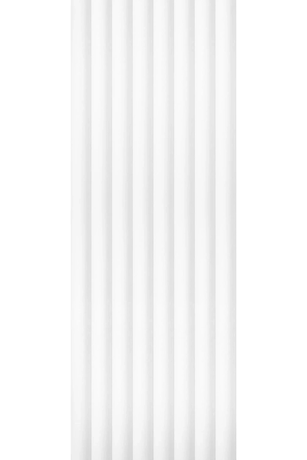 Panel ścienny WP001TP Duna biały RAL 9003, wym. 200 x 1.32 x 24.7 cm, z Polyforce