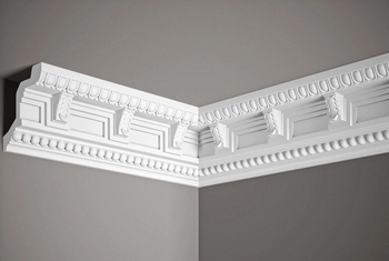 Listwa przysufitowa MDA007 biała wym. 200 x 10 x 9.8 cm, z ProFoam