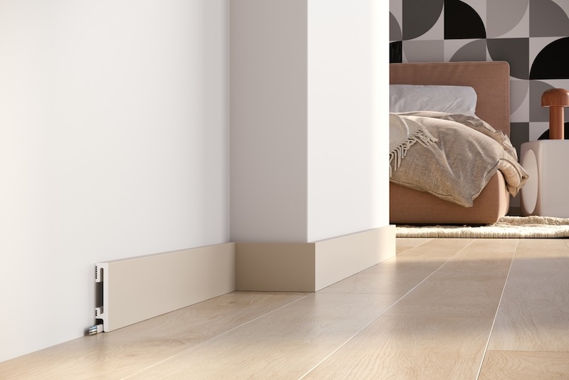 PRÓBKA 20 cm - Listwa przypodłogowa Premium Floor Durofit PF081K kaszmir NCS S 1502-Y50R 8 cm