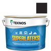Teknos Superlateksi, matowa farba do boazerii i listew, pojemność 0,9 L, kolor czarny RAL9004