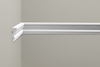 Listwa ścienna biała Creativa LNG-05, wym. 5.2 x 1.7 x 240 cm
