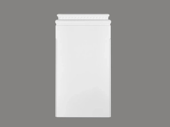 Podstawa pilastra D3010 biała wym. 19.5 x 3 x 35.5 cm, z ProFoam