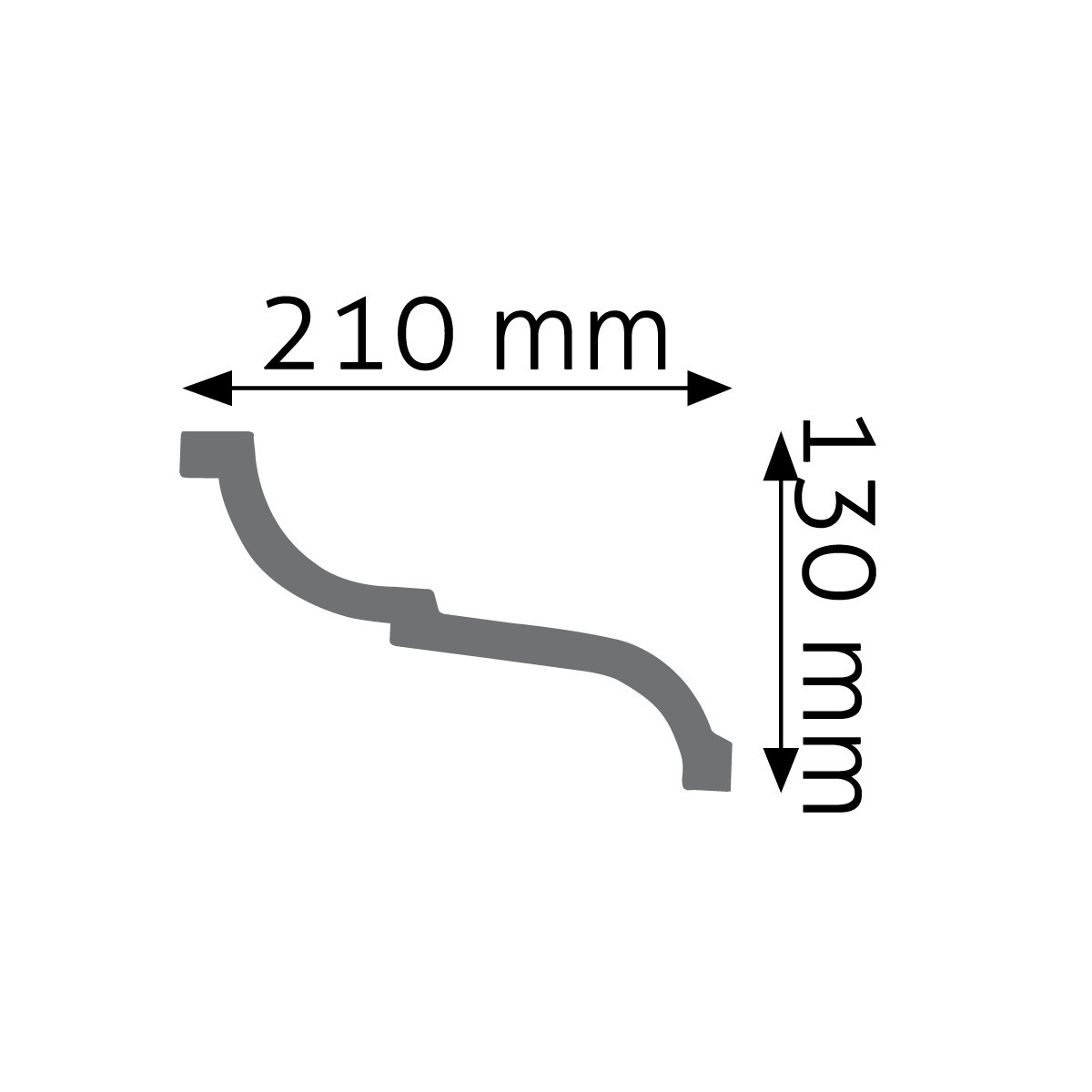 Listwa gzymsowa gładka Creativa LGG-31