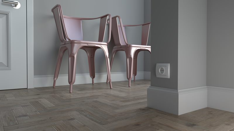 Listwa przypodłogowa drewniana lakierowana PW90 (220 cm x 9 cm x 1,6 cm) iglaste białe