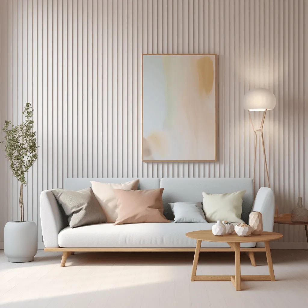 Panel lamelowy WP002 Lumio biały wym. 270 x 1.15 x 24.7 cm, z PolyForce