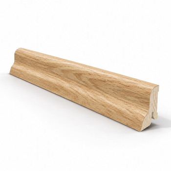 Listwa przypodłogowa drewniana 40x22 mm - dąb europejski lakierowany