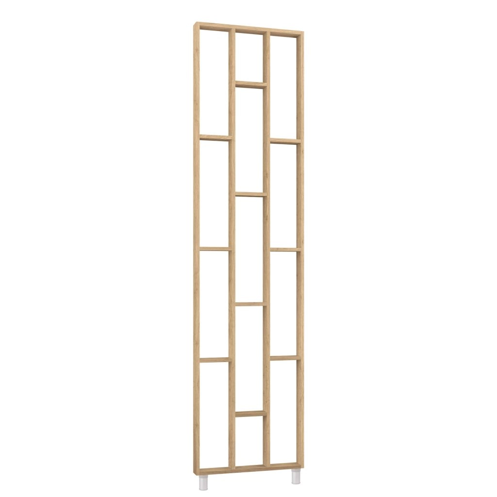 Regał przestrzenny z lameli 250x63 cm w zestawie z półkami, Dąb Messina pol_pl_Regal-przestrzenny-z-lameli-250x63-cm-w-zestawie-z-polkami-Dab-Messina-4000_3