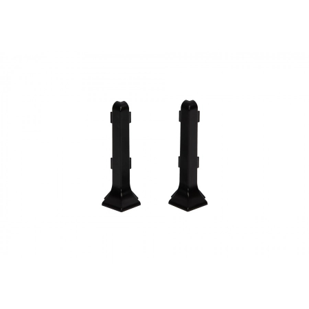 Narożnik zewnętrzny listwy podłogowej Creativa LP59 czarny RAL9005 - 2 szt