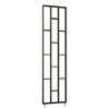 Nowoczesny regał ażurowy dekoracyjny kolor Czarny 75x634x2500 mm