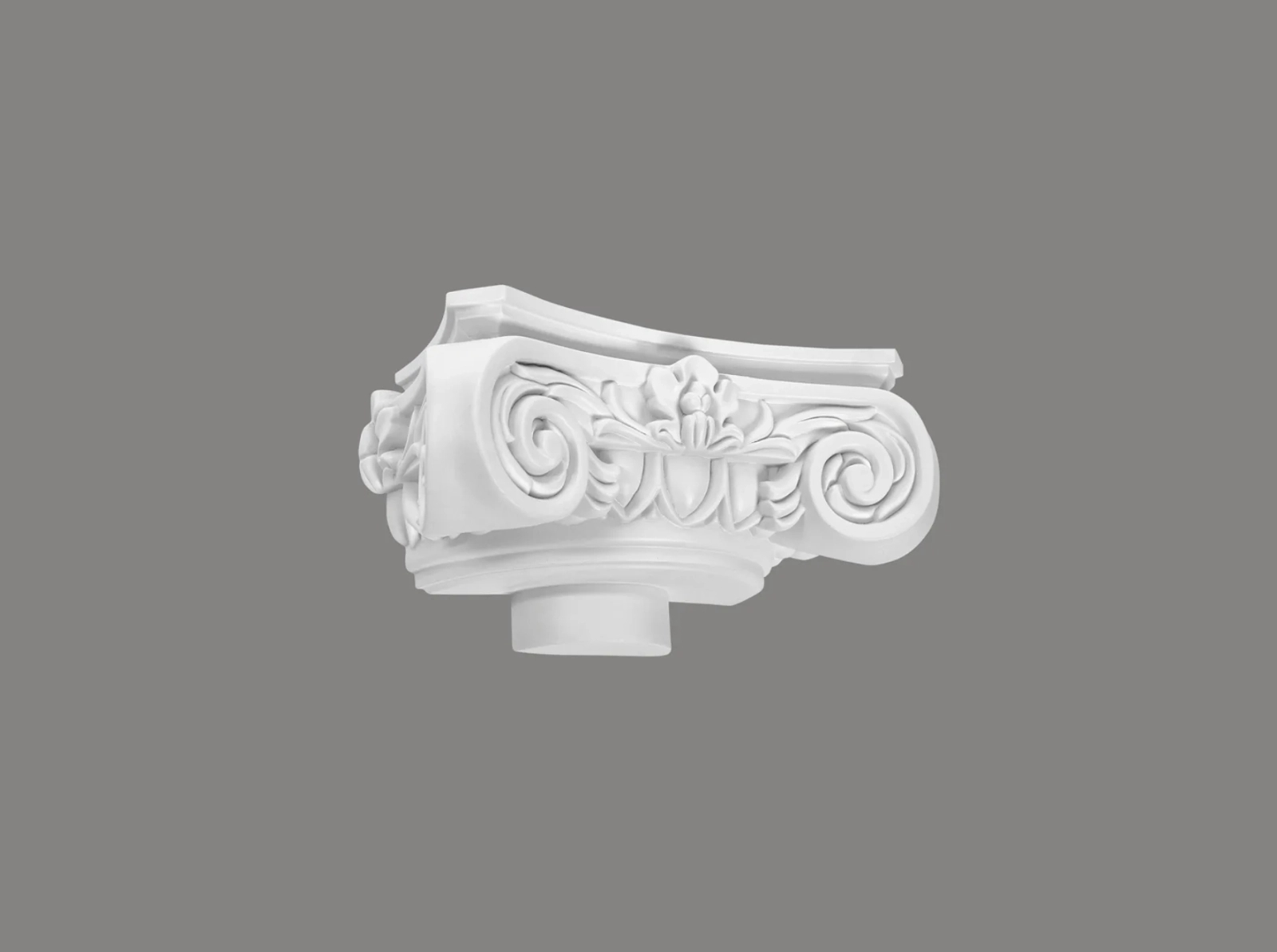 Nasada półkolumny C1000-1H biała ProFoam wym. 26.5 x 13.2 x 10.5 cm