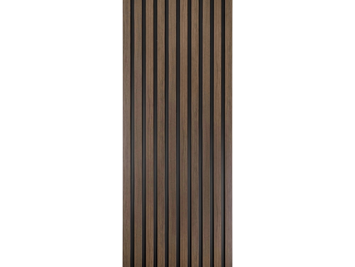 Lamela ścienna L0204T w kolorze ciemny dąb, wym. 200 x 1.2 x 12.1 cm, z PolyForce
