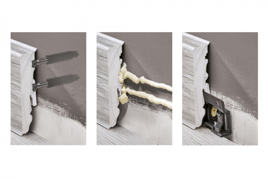 Listwa przypodłogowa PVC MASTERLINE 60 Dąb Mgielny Dublin Mat