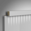 PRÓBKA 20 CM - Listwa wieńcząca do boazerii ściennej MDF - PLANO LED - Biala Premium