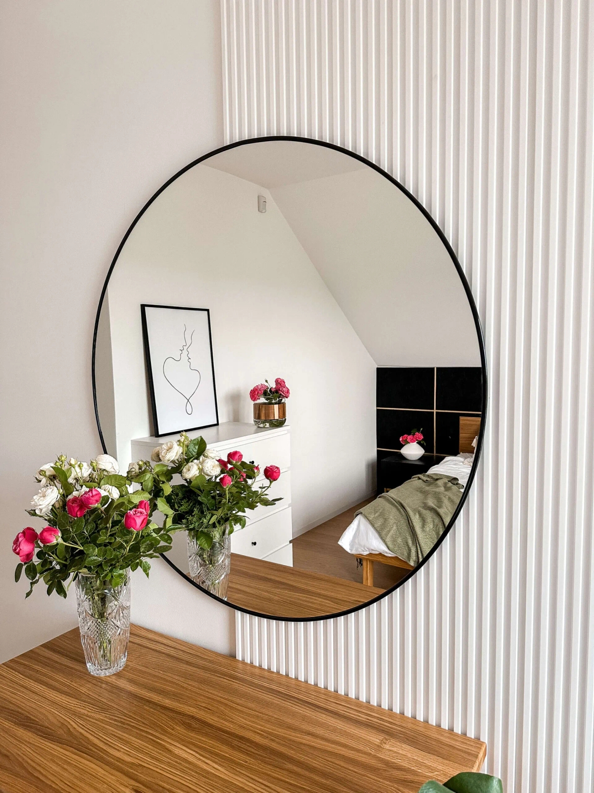 Lamela ścienna L0101 biała wym. 270 x 1.2 x 12 cm, z PolyForce