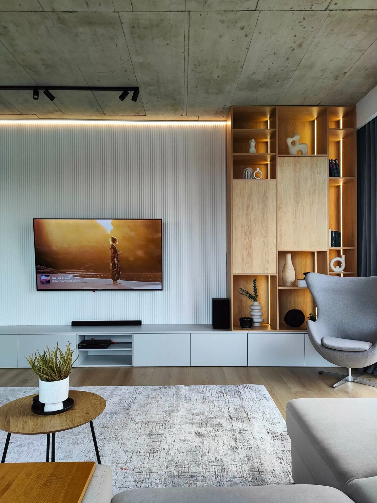 Lamela ścienna L0101 biała wym. 270 x 1.2 x 12 cm, z PolyForce