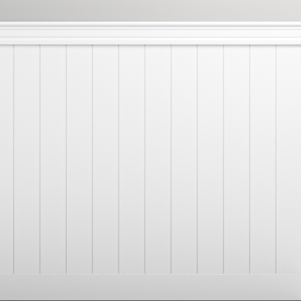 Lakierowana boazeria angielska PURE - wymiary 200 x 121 cm