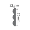 7.8 x 1.3 cm