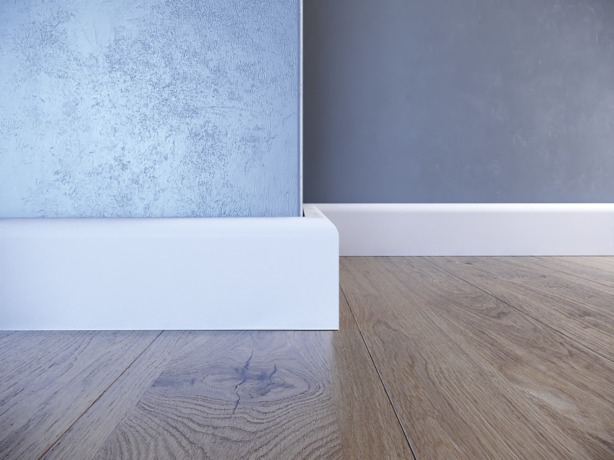 Listwa przypodłogowa drewniana lakierowana Lapis 60 (240 cm x 6 cm x 1,6 cm) iglaste